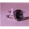 Image 3 : Exquisite Sterling Silver Ring with Lab Alexandrite