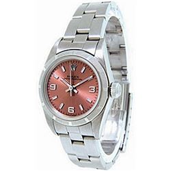 OysterPerpetual Rolex w/ Salmon Color Dial