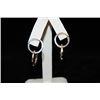 Gorgeous Dangling Rings Silver Earrings (35E)