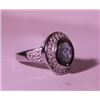 Image 2 : Exquisite Sterling Silver Ring with Lab Alexandrite