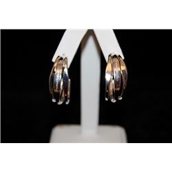 Fine T & Co. Hoop Silver Earrings (76E)