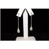 Elegant Pearl Silver Earrings (42E)
