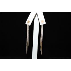 Stunning Dangly Silver Earrings (60E)