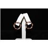 Fine 14kt Rose Gold over Silver Earrings (66E)