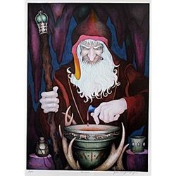 Lithograph "Merlin"  John Longendorfer