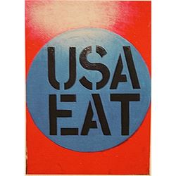 Robert Indiana - USA Eat