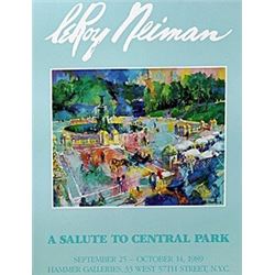 Print "A Salute to Central Park"  Leroy Neiman