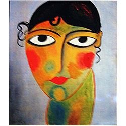 Aleksey Von Jawlensky - Portrait of a Woman