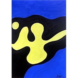 The Fly 1961 - Oil on Paper - Jean Hans Arp