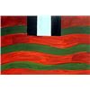 Red Lines - Oil on Paper - Sean Scully