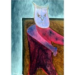 Devil - Oil Painting on Paper - Rufino Tamayo