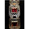 Image 1 : Fancy Rose Garnets SS Bracelet.