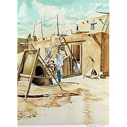 Hand Signed Lithograph  William Nelson