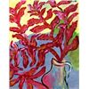 Image 1 : Vase of Flowers - Oil on Paper - Chalm Soutine