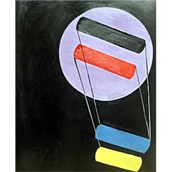Untitled - Oil Paininting - Laszlo Moholy