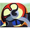 Image 1 : Composition - Oil on Paper - Auguste Herbin