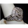 Image 2 : Lady's Fancy Silver Ring with Diamonds (80I)