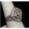 Image 2 : Lady's Fancy Silver Ring with Diamonds (81I)