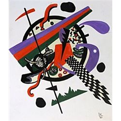 Composition III - Oil on Paper - W. Kandinsky