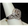 Image 2 : Lady's Fancy Silver Ring with Diamonds (83I)