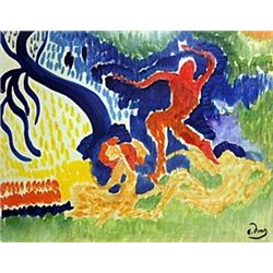 Characters on the Forest - Andre Derain