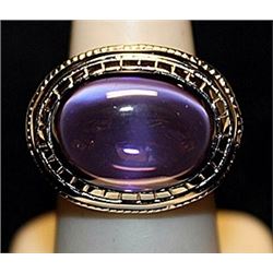Gorgeous Tanzanite Sterling Silver Ring. (543L)
