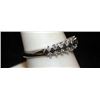 Image 2 : Beautiful Silver Ring with Black & White Diamonds (88I)