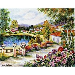 Serigraph "Tranquility"  Zina Roitman