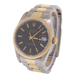 Men's 18K Gold Date Rolex Watch