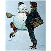 Lithograph "Brown and Bigelow"  Norman Rockwell