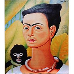 Frida Kahlo - Self Portrait with Monkey