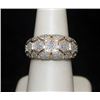 Image 1 : Very Fancy 14kt over Silver Ring with Diamonds (94I)