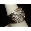 Image 2 : Fancy Silver Antique Style Ring with Diamonds (96I)