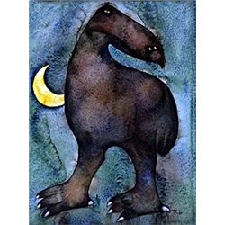 Signed Watercolor Painting on Paper