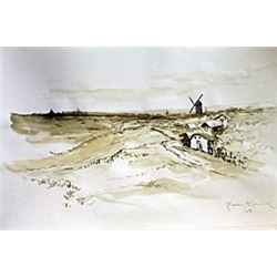 Watercolor Painting on Paper - Philips Koninck