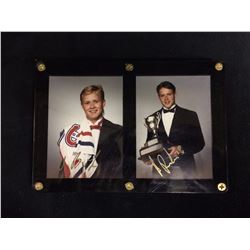 PAVEL & VALERI BURE SIGNED PHOTO IN DISPLAY CASE