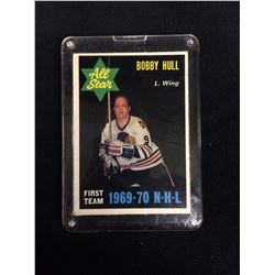 1969-70 BOBBY HULL 1ST TEAM ALL STAR O-PEE-CHEE HOCKEY TRADING CARD