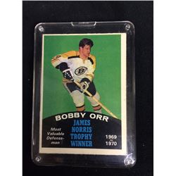 O-PEE- CHEE #248 BOBBY ORR EX+ BOSTON BRUINS JAMES NORRIS TROPHY CARD