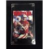 Image 1 : JOE MONTANA SIGNED SKYBOX FOOTBALL TRADING CARD