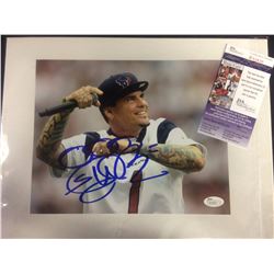 VANILLA ICE SIGNED 8  X 10  PHOTO (JSA COA)