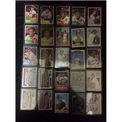 1960'S TOPPS MLB BASEBALL TRADING CARDS LOT