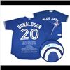 Image 1 : Donaldson,J Signed Jersey Game Model Blue with 2015 MVP Embroidery - LE 215 (FRAMEWORTH COA)