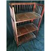Image 2 : ALL WOOD SHELVING UNIT