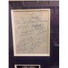 Image 4 : AUTOGRAPHED 1961-62 TORONTO MAPLE LEAFS STANLEY CUP CHAMPS W/ TEAM PHOTO & CARDS IN SHADOW BOX