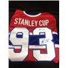 Image 1 : PATRICK ROY & JOHN LECLAIR SIGNED CANADIANS 1993 STANLEY CUP JERSEY (JSA COA)