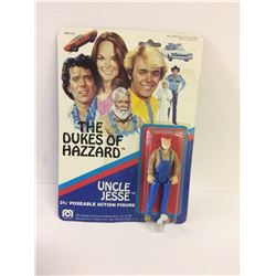 THE DUKES OF HAZARD "UNCLE JESSE" 8" FULLY POSEABLE FIGURE IN BOX