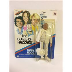 THE DUKES OF HAZARD "BOSS HOG" 8" FULLY POSEABLE FIGURE IN BOX