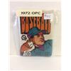 Image 1 : 1972 0-PEE-CHEE BASEBALL BUBBLE GUM CARDS