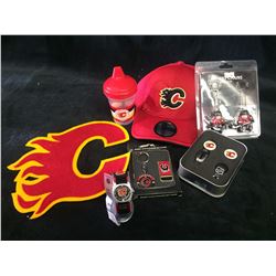 CALGARY FLAMES FAN SOUVENIR LOT