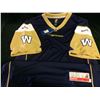 Image 1 : WINNIPEG BLUE BOMBERS CFL FOOTBALL JERSEY (LARGE) BRAND NEW W/ TAGS